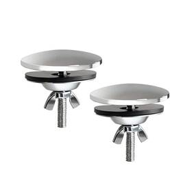 81580 Qhajryyc 2 Piece Inch Kitchen Sink Hole Cover Stainless Silver