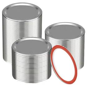 702025 Qimz 100pcs Canning Lids Regular Mouth Premium Mason Jar 2.76inch/70mm Silver