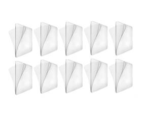 Qintreesify 792483159381 10pcs Transparent Wall Mounted Replacement Sticky Pads For Kitchen Bathroom S