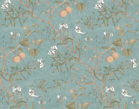 Qb009 Qoubao Self Adhesive Vintage Branches Birds Contact Paper Wallpaper For Kitchen Bath