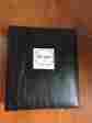 Qp12-6605 C.r Gibson Cr Pocket Page Recipe Book Black Leather Initial Gourmet 696730586671