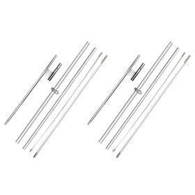 Qs231030 Qsum 2 Pack 11ft Feather Flag Pole Kit Fits 8ft Windless Swooper Flags Heavy Dut Qs231030 Qsum 2 Pack 11ft Feather Flag Pole Kit Fits 8ft Windless Swooper Flags Heavy Dut