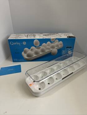 Quirky 074994532281 Egg Minder Wink App Enabled Smart Tray Peggm-wh01