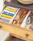 Qziwxawbr9 General Snap Fit Kitchen Drawer Dividers Organizer Nonslip Holds Tight