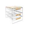 Ra3ts-wb-wh-u-a Stockroom Steals Origami Kitchen Countertop Wood Top Organizer 811589024369