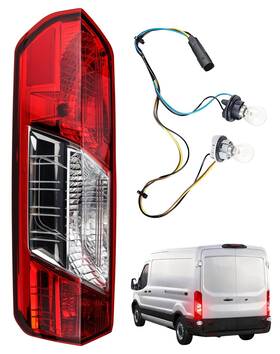 Rhm-6769 Radvik Tail Light Assembly Left Driver Side Compatible With Ford Transit 150 250 350