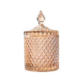 Rainie Love 801330000196 Home Basic Food Storage Organization Set-crystal Diamond Faceted Jar With Cry Rainie Love 801330000196 Home Basic Food Storage Organization Set-crystal Diamond Faceted Jar With Cry