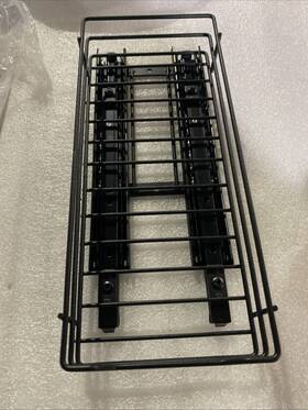 Rchyfeed 691039544605 Spice Rack Organizer For Cabinet Heavy Duty Pull Out Black 4.5x10.5