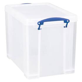 Really Useful Box 060024808162 19 Liter Plastic Stackable Storage Container With Snap Lid