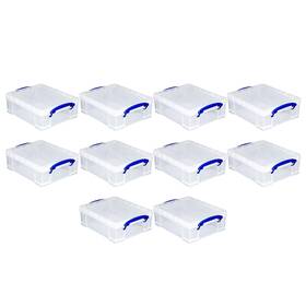 Really Useful Box 193802330670 Stackable 8.1l Plastic Storage Container Bin With... Fast Ship