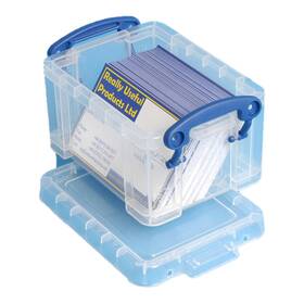 Really Useful Boxes 060024802931 Box 0.3 L Storage 4 3/4 Inch X 3 1/4 2 1/2 Clear Plastic