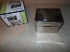 0-53796101369 Recipe Box Package Rsvp Steel Gift Stainless Classic
