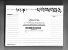 Recipe Cards 18 Sets Of 50 5inch X 7inch Sunsnap Floral Design New Sealed Packages
