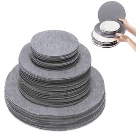 417-gr Refeltidolom Thick Felt Plate Separators Set Of 192 With 3 Different Sizes Round Pr 417-gr Refeltidolom Thick Felt Plate Separators Set Of 192 With 3 Different Sizes Round Pr