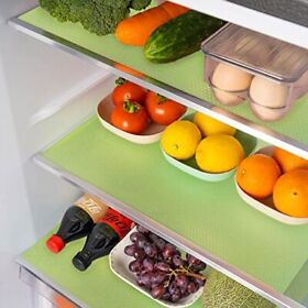 Refrigerator Liners 6 Pcs Fridge Liner Washable Mats Waterproof