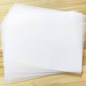 Rengaorise 696952592696 Refrigerator Liners 12 Pcs 17.7 Inch X 11.8 Clear Fridge And Mats For She