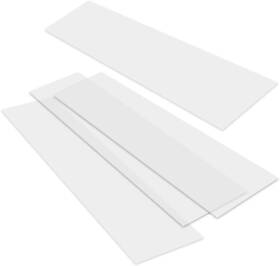 Resilia 818452025850 Heavy Duty Vinyl Closet Shelf Liner For Wire Racks Or 12 Inch X 4ft 4 Pack Clear