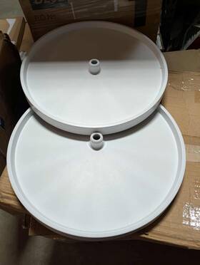 3072-24-11-52 Rev-a-shelf 3072-24-52 Value Line Polymer 24 Inch Full Circle 2 Tier - White 3072-24-11-52 Rev-a-shelf 3072-24-52 Value Line Polymer 24 Inch Full Circle 2 Tier - White