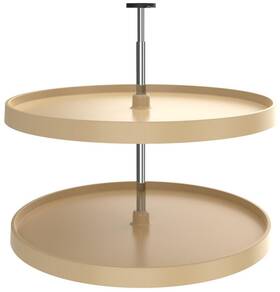 3072-28-15-52 Rev-a-shelf 3072-28-52 Value Line 2 Tier 28 Inch Full Circle Lazy - Almond 3072-28-15-52 Rev-a-shelf 3072-28-52 Value Line 2 Tier 28 Inch Full Circle Lazy - Almond