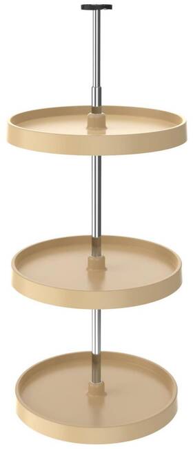 3073-18-15-536 Rev-a-shelf 3073-18-536 Value Line 3 Tier 18 Inch Full Circle Lazy - Almond