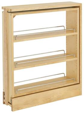 438-bc-6c Rev-a-shelf Wood Classics Skinny 6 Inch W Pull Out Between - Maple