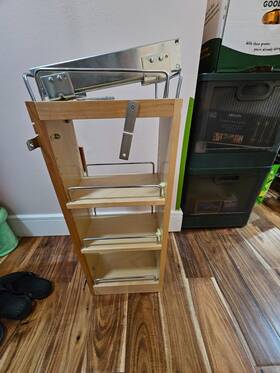448-bbscwc-6c Rev-a-shelf 6-1/2 Inch W Pullout Kitchen Organizer With Soft-close