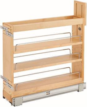 448-bddsc-5c Rev-a-shelf Wood Classics 6 Inch Pull Out Door Drawer - Maple