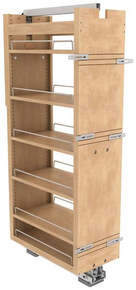 448-tpf51-11-1 Rev-a-shelf Wood Classics 11 Inch W X 53 H Soft Close - Maple 448-tpf51-11-1 Rev-a-shelf Wood Classics 11 Inch W X 53 H Soft Close - Maple