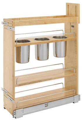 448ut-bcsc-6c Rev-a-shelf Wood Classics Soft Close 7-1/8 Inch W Pull - Maple 448ut-bcsc-6c Rev-a-shelf Wood Classics Soft Close 7-1/8 Inch W Pull - Maple