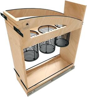 448utcc-bcsc-8mb Rev-a-shelf 448utcc-bcsc-8 Craftsman 8-15/16 Inch W Solid Maple - / Black
