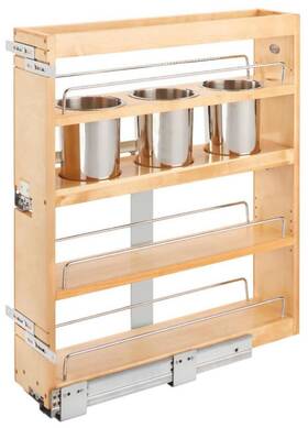 449ut-bcsc-5c Rev-a-shelf Wood Classics 6-1/4 Inch W Base Cabinet Pull - Maple