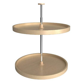 Ld-4bw-062-28-1 Rev-a-shelf 4bw-062-28-1 28 Inch Polymer Full Circle 2 Shelf Lazy Susan Brown Ld-4bw-062-28-1 Rev-a-shelf 4bw-062-28-1 28 Inch Polymer Full Circle 2 Shelf Lazy Susan Brown