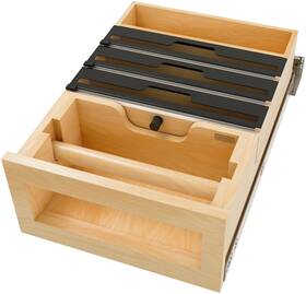 5-compartment Rev-a-shelf 4pttd-18hsc-1 Wood Classics 15 Inch W - Maple