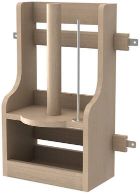 4sbpt-18-1 Rev-a-shelf Wood Classics 13-1/2 Inch W Door Mount Under - Maple