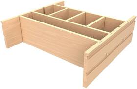 4wdiv-24-1 Rev-a-shelf Wood Classics 18-3/4 Inch W Kitchen Organizer - Maple