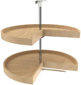 4wls942-28p-52 Rev-a-shelf Wood Classics Double 2 Tier 28 Inch Pie - Maple
