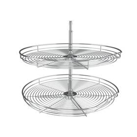 5272-20 Rev-a-shelf Cr 20 Inch Chrome D-shaped Tray Set
