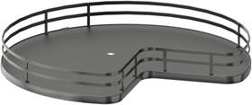 53-401-28bsfog-1 Rev-a-shelf 53-401-28bs-1 Contemporary 27-3/4 Inch Diameter - Grey