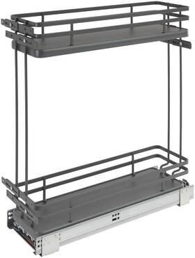 5322-bcsc-6-fog Rev-a-shelf 5322-bcsc-6 Contemporary 7-1/4 Inch W X 24 H Soft Close - Grey