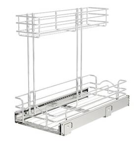 548wb-0919cr-1 Rev-a-shelf Sink Classics 9 Inch W X 16-1/4 H Two Tier - Stainless