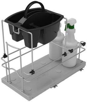 5cc-915s-18-1 Rev-a-shelf 5cc-915s-1 Sink Classics 9-1/4 Inch W Under Base - Black