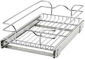 5wb1-1220cr-1 Rev-a-shelf 5wb1-1220-1 Classic 11-1/2 Inch Bottom Mount Pull Out - Chrome