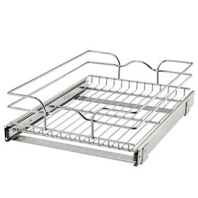5wb1-1520cr-1 Rev-a-shelf 15inchx20inch Single Wire Basket Pull Out Cabinet Organizer 5wb1-1520cr-1 Rev-a-shelf 15inchx20inch Single Wire Basket Pull Out Cabinet Organizer