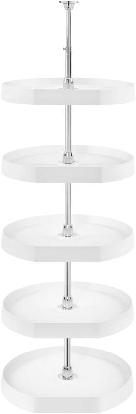 6265-20-11-50 Rev-a-shelf 6265-20-50 Classic Pack Of 5 20 Inch D Shaped Flat Side - White