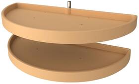6842-39-15-570 Rev-a-shelf 6842-39-570 Classic 2 Tier 39 Inch Half Moon Pivot Lazy - Almond 6842-39-15-570 Rev-a-shelf 6842-39-570 Classic 2 Tier 39 Inch Half Moon Pivot Lazy - Almond