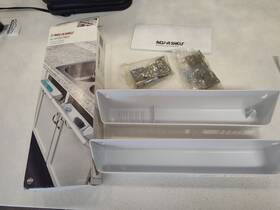 Rev-a-shelf 843404091560 White Series 14 Inch W Sink Front Tip Out Two Tray Set Soft Close New