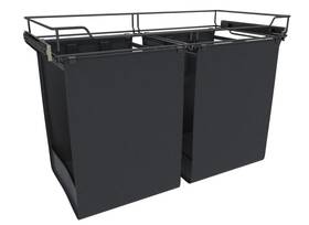 Csohsl-30-1 Rev-a-shelf Sidelines 30 Inch W X 21 H Pull Out Double Laundry Hamper Csohsl-30-1 Rev-a-shelf Sidelines 30 Inch W X 21 H Pull Out Double Laundry Hamper