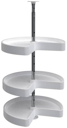 Ld-2473-1836-1 Rev-a-shelf Lazy Daisy Polymer Triple 3 Tier 18 Inch