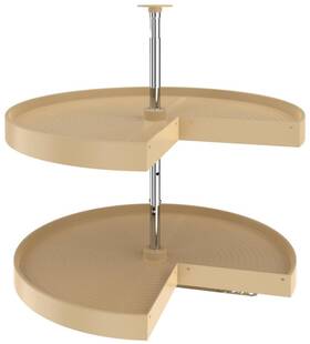 Ld-2942-28-1 Rev-a-shelf Lazy Daisy Double 2 Tier 28 Inch Pie Shaped