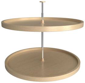 Ld-4bw-062-32-1 Rev-a-shelf Lazy Daisy Banded Wood Double 2 Tier - Maple Ld-4bw-062-32-1 Rev-a-shelf Lazy Daisy Banded Wood Double 2 Tier - Maple